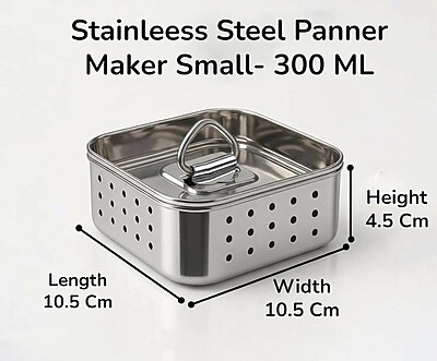 Granny kitchen Bluefly Stainless Steel Square Paneer Maker Box