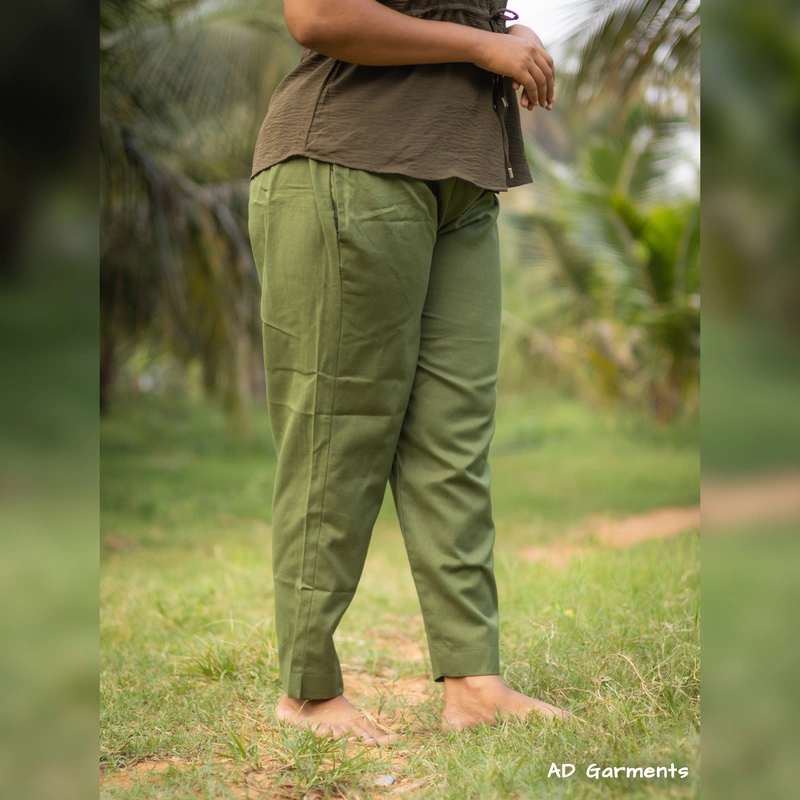 Cotton Straight Pant