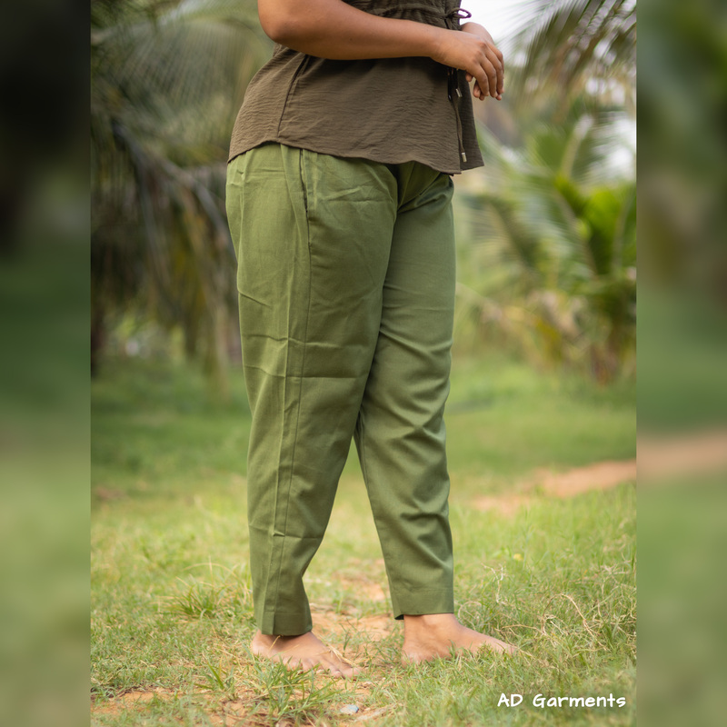 Cotton Straight Pant