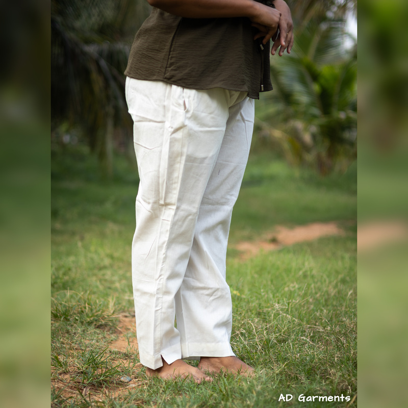 Straight Pant - White