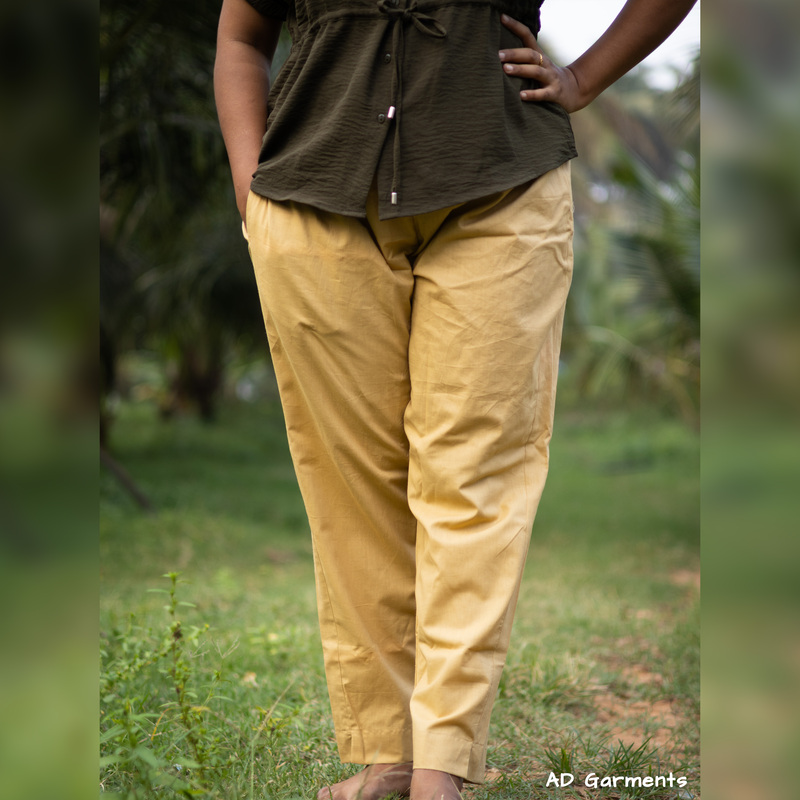 Cotton Straight Pant