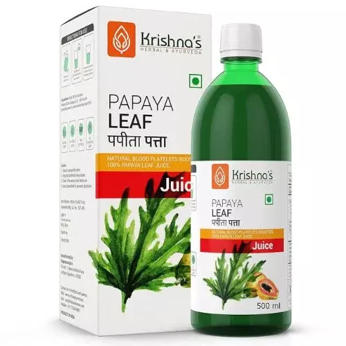 Krishna's Papaya Leaf Juice- 1000ml