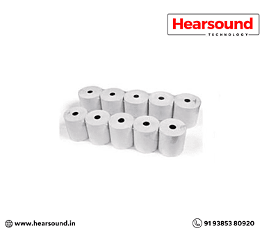 Paper roll for portable thermal printer