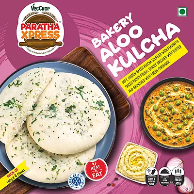 Frozen  Bakery Aloo Kulcha 100g X 10