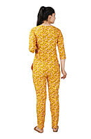 Parijath's Cotton Night Suit Floral Pyjama Set Floral Mustard Parijath's Cotton Night Suit Floral Pyjama Set Floral Mustard