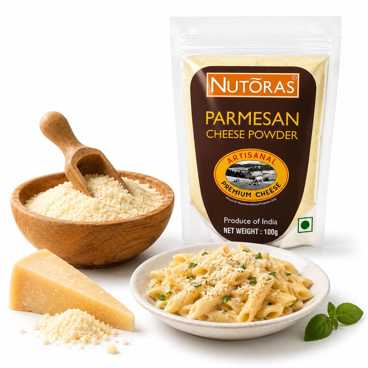 Nutoras Parmesan Cheese Powder 100G Nutoras Parmesan Cheese Powder 100G