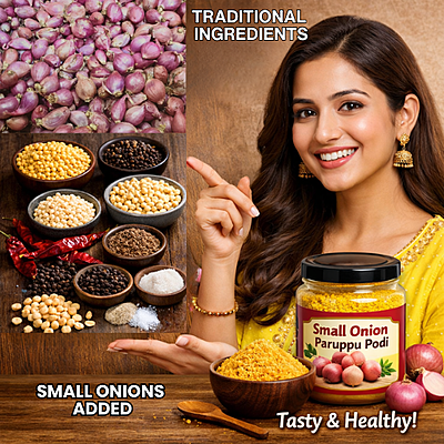 Traditional Paruppu Podi - Small Onion 100g