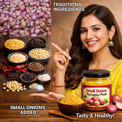 Traditional Paruppu Podi - Small Onion 100g