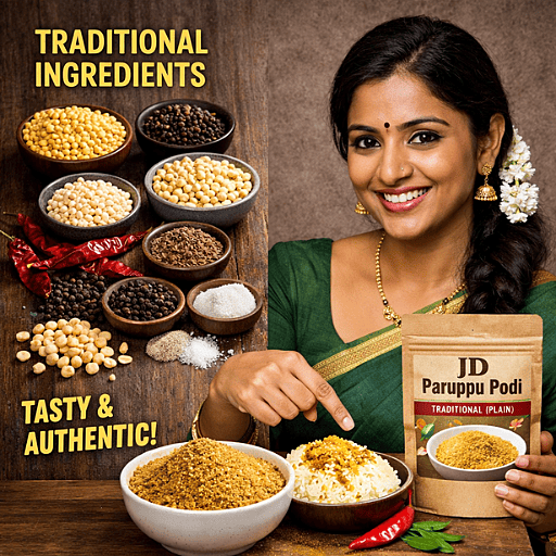 Traditional Paruppu Podi - Plain 100g