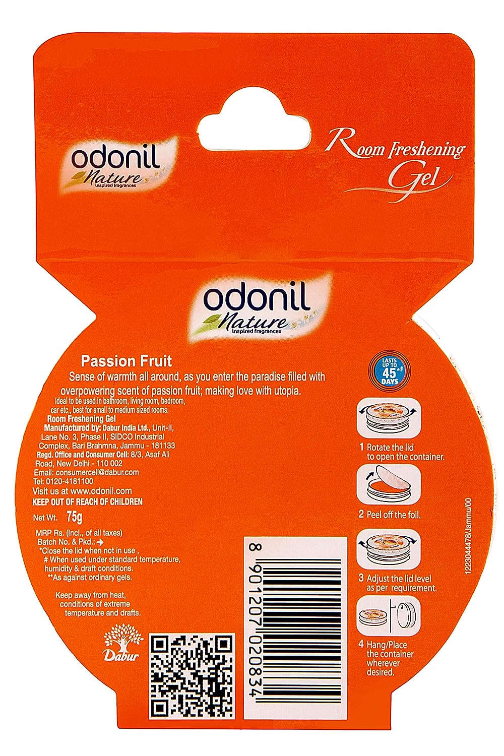 Odonil Room Freshening Gelz 75GM