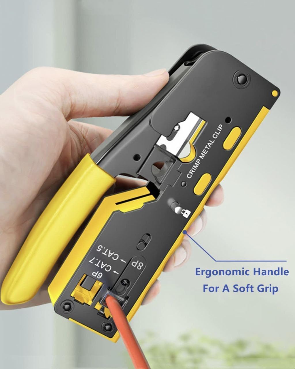 Passthrough Crimping Tool | Cat5/ Cat7 Passthrough Crimping Tool | Cat5/ Cat7