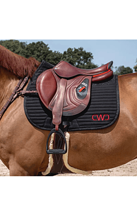 CWD Saddle Pad-Full/Black&Red