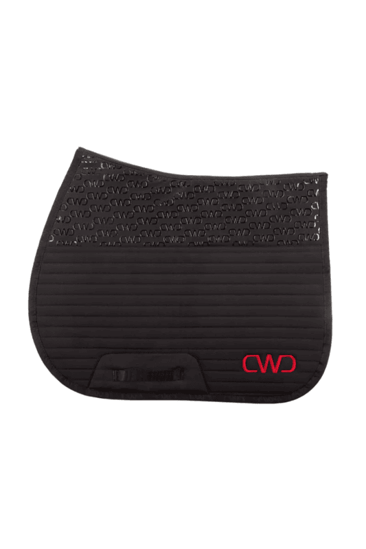 CWD Saddle Pad-Full/Black&Red