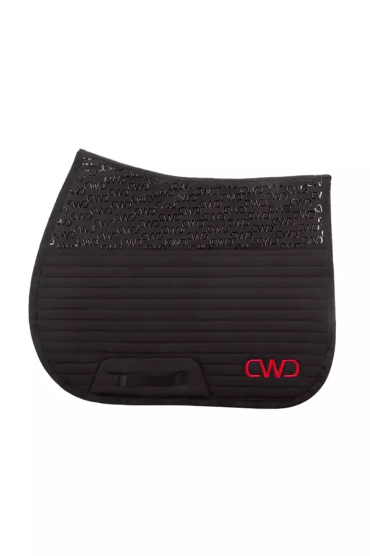 CWD Saddle Pad-Full/Black&Red