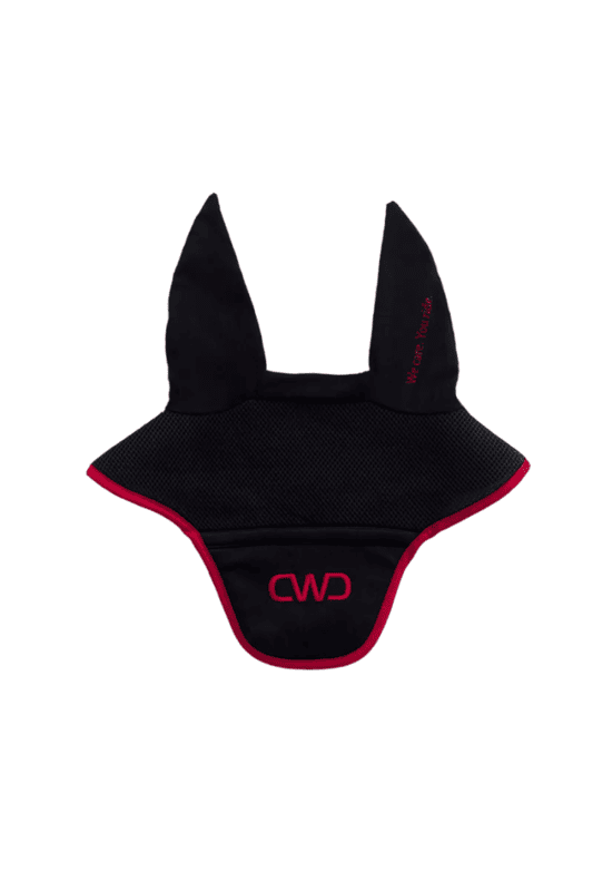 CWD Jumping Ear Bonnet - Black & Red