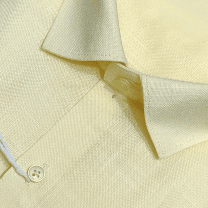 Pastel Yellow Plain Shirt