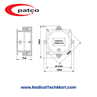 Patco FLP/WP 2 Way - 4 Way Junction Box – 100mm Dia for Hazardous Areas