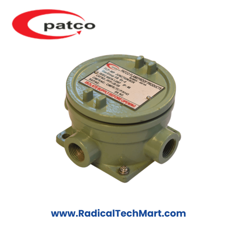 Patco FLP/WP 4 Way Junction Box - 74 mm Dia, Die-cast Aluminum with Stainless Steel Hardware