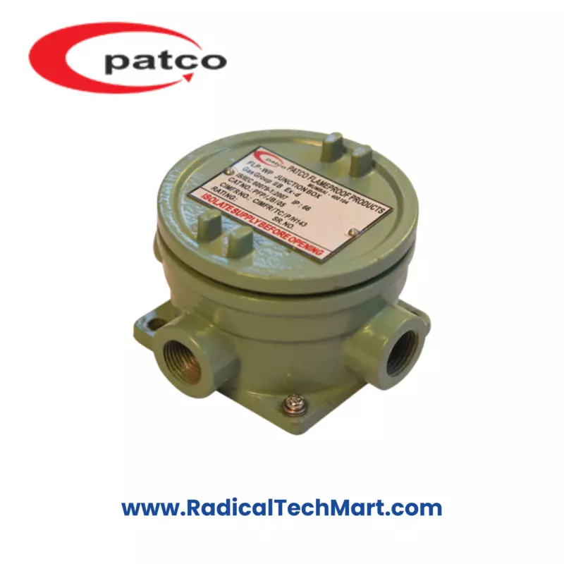 Patco FLP/WP 4 Way Junction Box - 74 mm Dia, Die-cast Aluminum with Stainless Steel Hardware