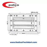 Patco FLP/WP Bottom Openable Clean Room Fitting with Toughened Glass for Hazardous Areas