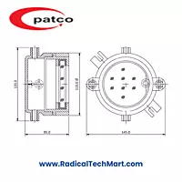 Patco FLP/WP Direct Entry Instrument Enclosure with Glass Window for Hazardous Areas