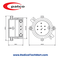 Patco FLP/WP Direct Entry Instrument Enclosure with Glass Window for Hazardous Areas