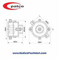 Patco FLP/WP Direct Entry Rotary Switch – Zone 1 & 2 Flameproof Switch for Hazardous Areas