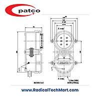 Patco FLP/WP Instrument Enclosure for Temperature Indicator – Flameproof with Glass Window