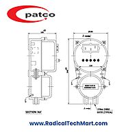 Patco FLP/WP Instrument Enclosure with Glass Window and Push Buttons for Hazardous Areas