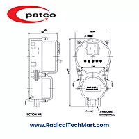 Patco FLP/WP Enclosure with 74x74 Glass Window & 3–5 Push Buttons
