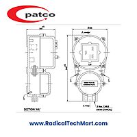 Patco FLP/WP Instrument Enclosure with 96x96 mm Glass Window for Hazardous Locations