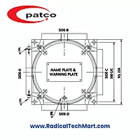 Patco 220mm FLP/WP Flameproof Junction Box for Hazardous Areas