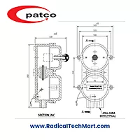 Patco FLP/WP Only Stop Push Button Station – Emergency Stop for Hazardous Areas