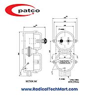 Patco FLP/WP Push Button Station with Start and Pad-Lockable Stop for Hazardous Area Control