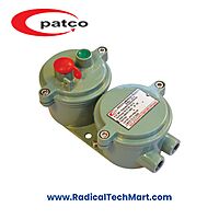 Patco FLP/WP Push Button Station with Start and Pad-Lockable Stop for Hazardous Area Control