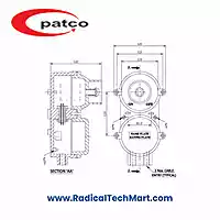 Patco FLP/WP Rotary Switch – Flameproof IP65 Switch for Zone 1 & 2 Hazardous Areas