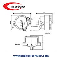 Patco FLP/WP Thermocouple Head – Flameproof, IP65 Die-Cast Aluminum Housing