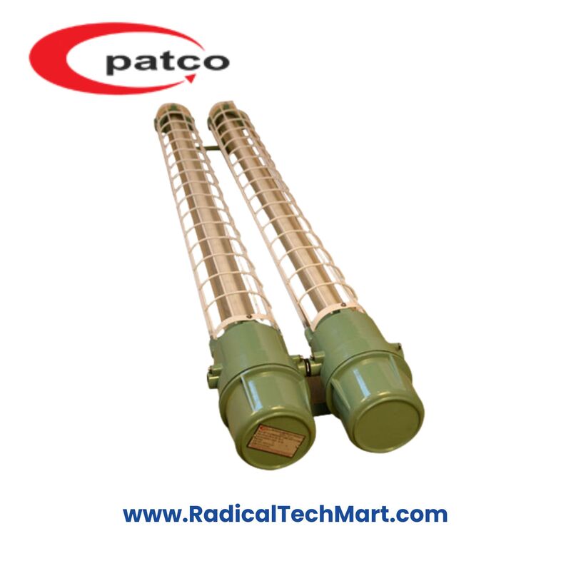 Patco FLP/WP Flameproof Tube Light Fitting for Hazardous Zones with LED and Fluorescent Options