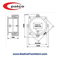 Patco Flameproof Weatherproof 2-Way / 4-Way Instrumentation Junction Box – Aluminum Die Cast, IP65