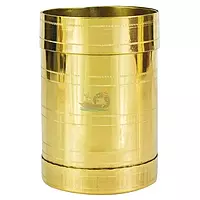 Pavu and Seru | Brass Rice Measuring Pot Padi Uzhakku | Changazhi Traditional Measuring Vessel for Paddy and Grains