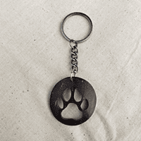 Coconut Shell Key Chain