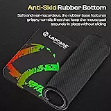 Lapcare LMP-501 XL Gaming Mouse Pad – 800×300 mm | Natural Rubber Base | Polyester Surface | Water-Resistant Coating | Stitched Edges