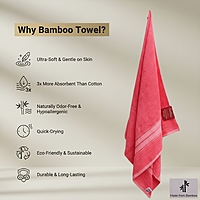 Bamboo Pink Bath Towel