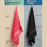 Bamboo Pink Bath Towel