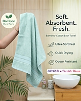 Bamboo Bath Towel Frosted Lime