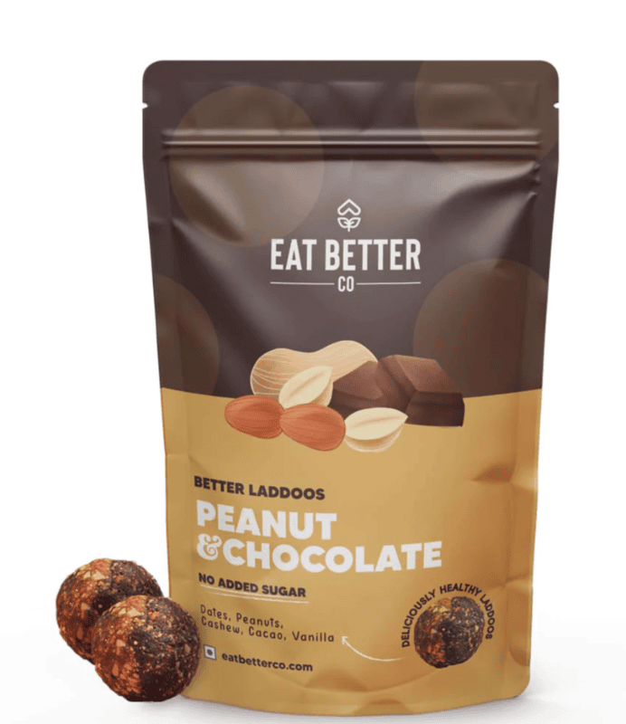 Better Laddoos-Peanut & Chocolate 70 Gms - Eat Better