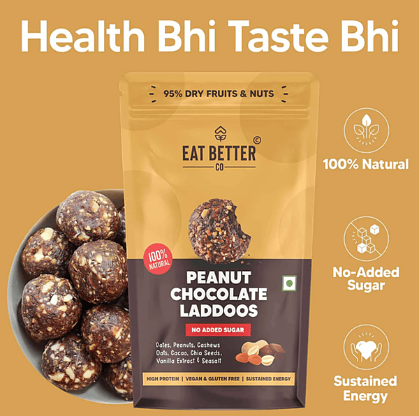 Better Laddoos-Peanut & Chocolate 70 Gms