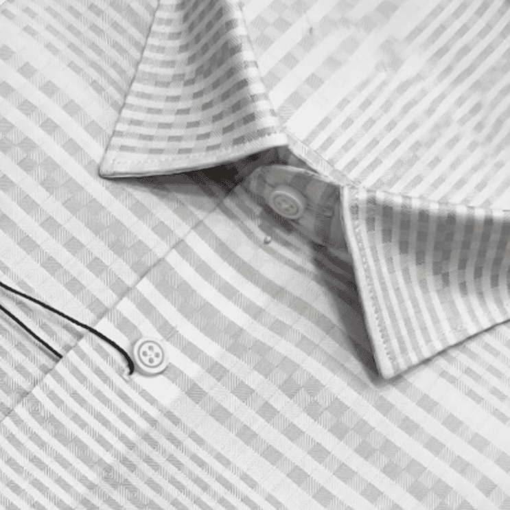 Pearl Gray Stripes Shirt