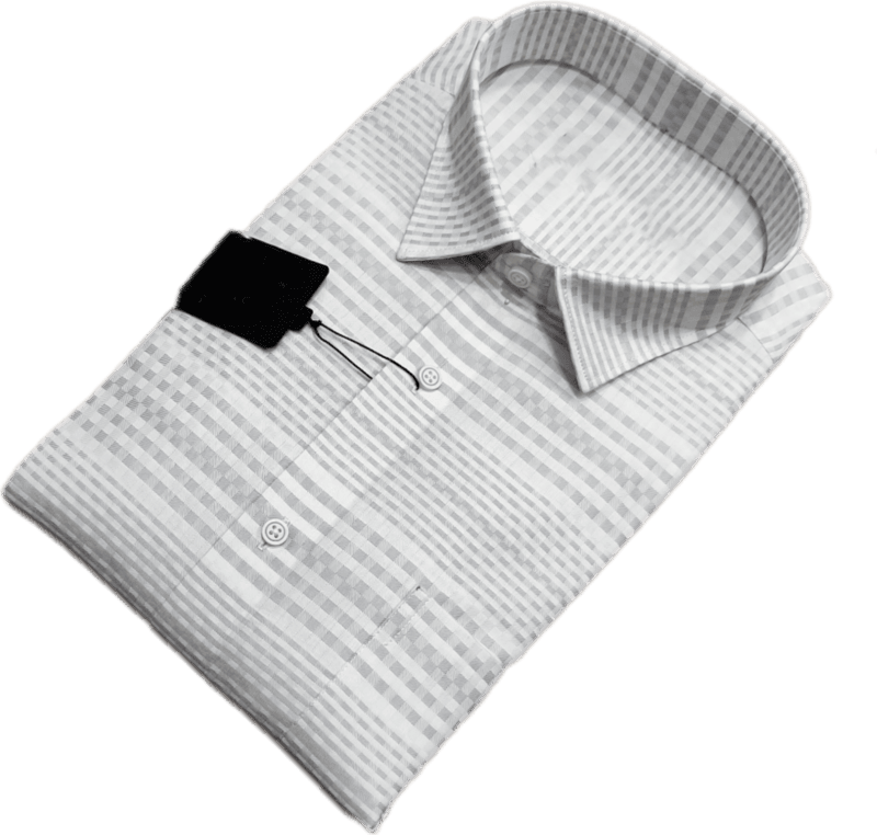 Pearl Gray Stripes Shirt