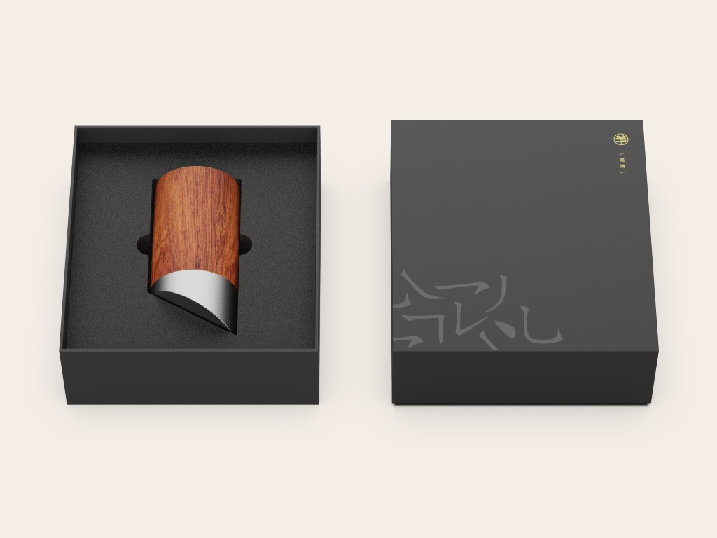 Pen Steel Wood Inclined Pen Holder Walnut Wood
